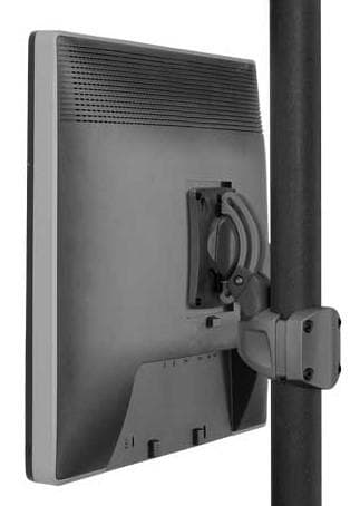 CHIEF K0P100B PITCH/PIVOT POLE MNT SINGLE DISP, BLK