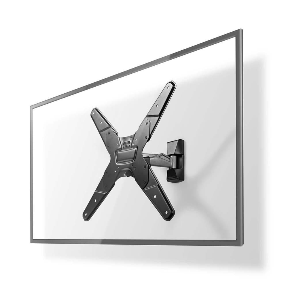 TV-väggfäste Fullt Rörlig 26-42 " 30 kg Silver/Svart