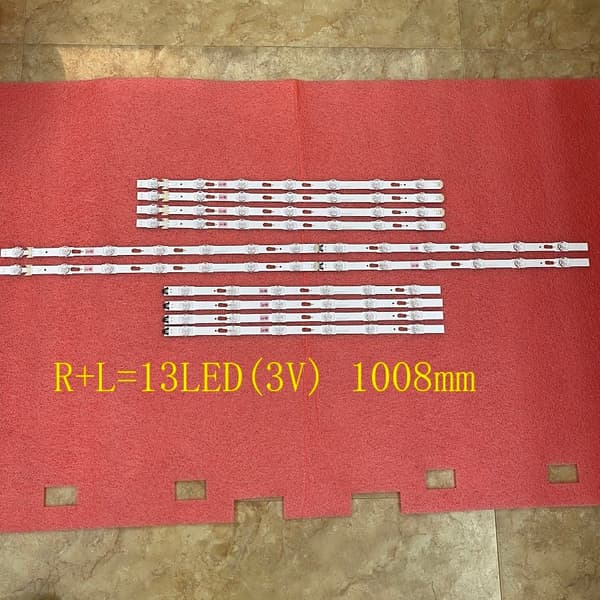 LED Baggrundsbelysning Strip, Kompatibel med Flere Samsung Modeller, Nem Installation