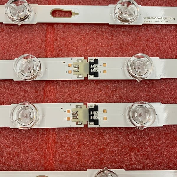 LED Baggrundsbelysning Strip, Kompatibel med Flere Samsung Modeller, Nem Installation