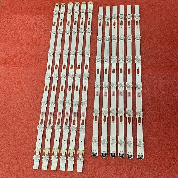LED Baggrundsbelysning Strip, Kompatibel med Flere Samsung Modeller, Nem Installation