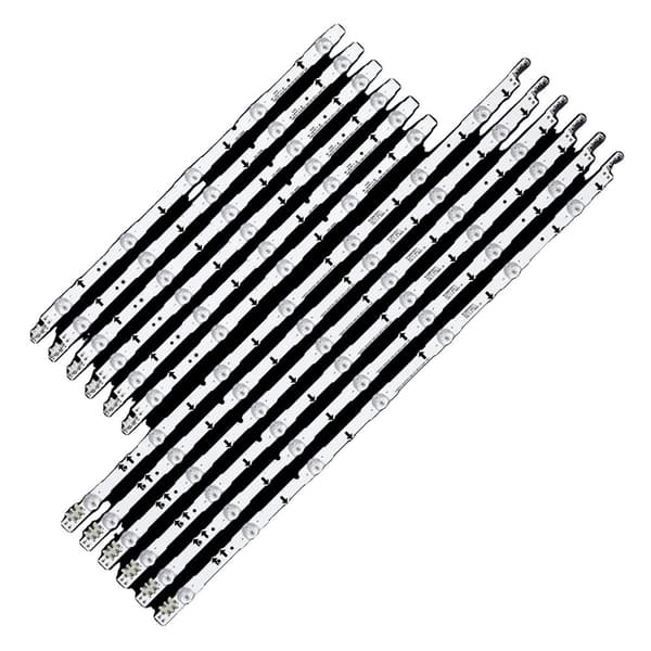 LED-taustavalo, 12 kpl/setti, Yhteensopiva Samsung UN50J5500 ja UE50H6200 kanssa.