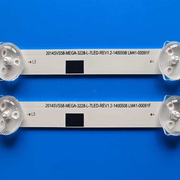 LED-taustavalo nauha, yhteensopiva Samsung UE58H5200AW:n kanssa, helppo asennus