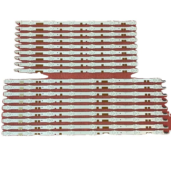 LED Baggrundsbelysningsstrimmel, Holdbart Kobbermateriale, 18 LED Kit, 1137 mm Længde
