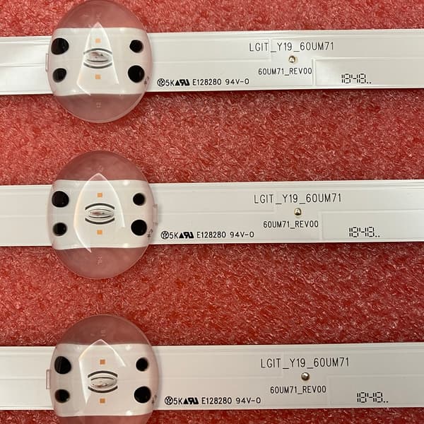 LED-bakgrundsbelysning, kompatibel med flera TV-modeller, set med 5 delar.