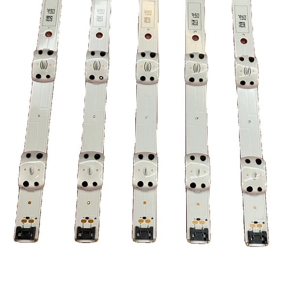 LED-bakgrundsbelysning, kompatibel med flera TV-modeller, set med 5 delar.