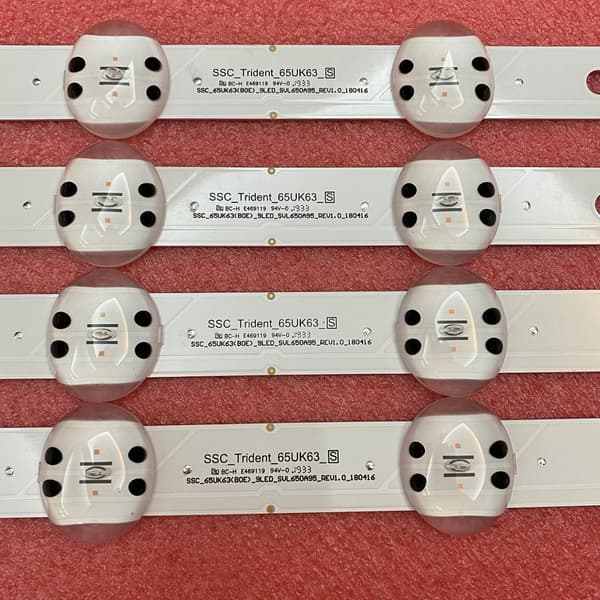 LED-bakgrundsbelysning, kompatibel med flera TV-modeller, 9 LED-lampor