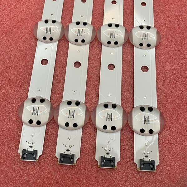 LED-bakgrundsbelysning, kompatibel med flera TV-modeller, 9 LED-lampor