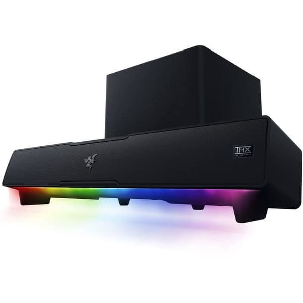 RAZER LEVIATHAN V2 aktiv soundbar - Bluetooth 5.2 - Dolby Virtual Surround - Svart