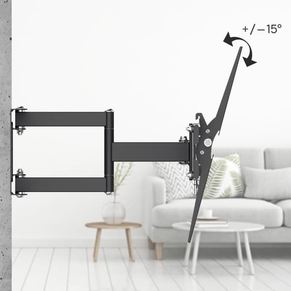 Hama FULLMOTION TV Wall Bracket, 165 cm (65"), scissor arms, black