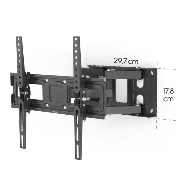 Hama FULLMOTION TV Wall Bracket, 165 cm (65"), scissor arms, black