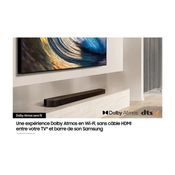 Ljudstav - Samsung - HW-Q710D - 3.1.2CH - Dolby Atmos - Trådlös subwoofer