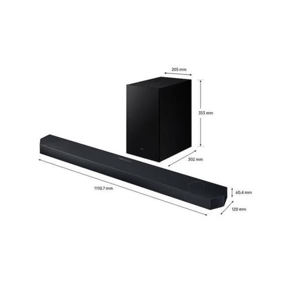 Ljudstav - Samsung - HW-Q710D - 3.1.2CH - Dolby Atmos - Trådlös subwoofer