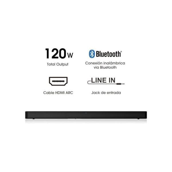Soundbar - Hisense - HS205G - 2.0 kanaler - 60 W - DTS Virtual:X, Dolby Digital