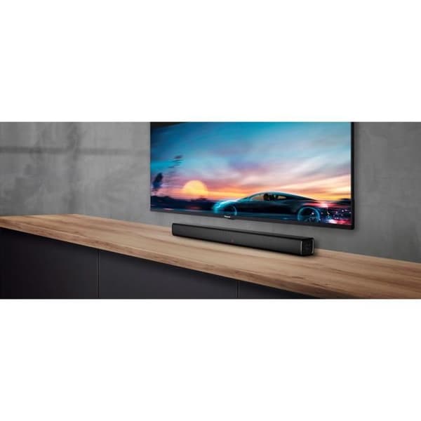 Panasonic SC-HTB100 Kompakt Soundbar 45W Bluetooth HDMI ARC USB Väggmontering Svart