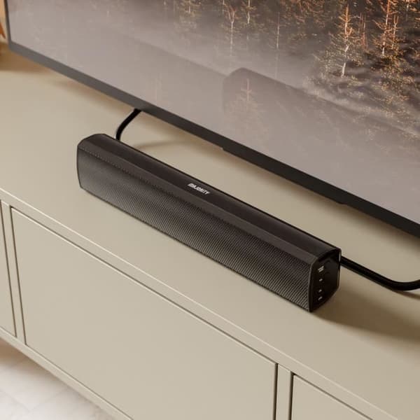 MAJORITY BOWFELL - Kompakt 2.1 soundbar - Bluetooth, RCA, USB, Optisk och Aux-in - 50W - Svart