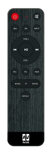 AVTEK Speaker Soundbar 2.1 ver.2, basrefleks, HDMI (ARC)