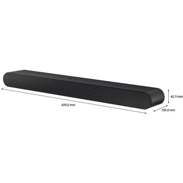 SAMSUNG HW-S50B - Soundbar 3.0 - One Body - Inbyggd subwoofer - Bluetooth
