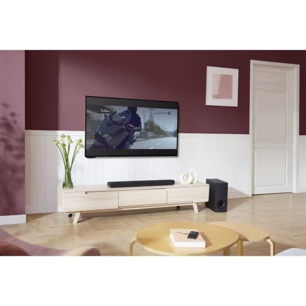 Soundbar med trådlös subwoofer,&lt;