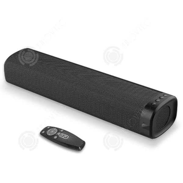 INN Soundbar för TV 30W effekt 40x8,6x7cm djup bas djupa kanaler stereoljudkanaler bluetooth fjärrkontroll metallfäste