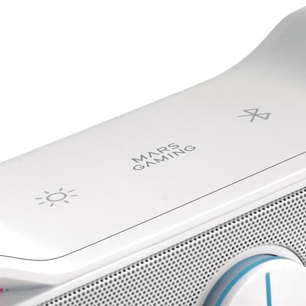 Mars Gaming MSBX White soundbar - Bluetooth 5.0 + Jack 3.5 - DSP-ljud 10W