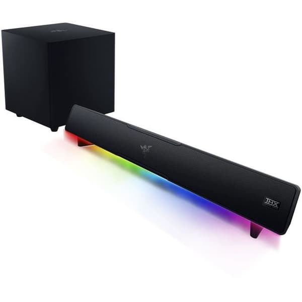 RAZER LEVIATHAN V2 aktiv soundbar - Bluetooth 5.2 - Dolby Virtual Surround - Svart