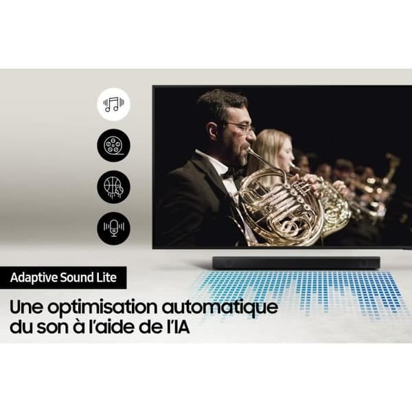 SAMSUNG HW-B530 - 2.1ch soundbar - 380W - Bluetooth - HDMI ARC - 6,5'' trådlös subwoofer - Bass Boost