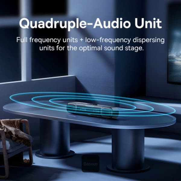 Trådlös högtalare - AeQur - DS10 - Bluetooth 5.3 - Typ-C - 10W + 10W