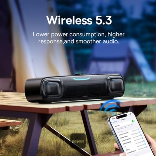Trådlös högtalare - AeQur - DS10 - Bluetooth 5.3 - Typ-C - 10W + 10W