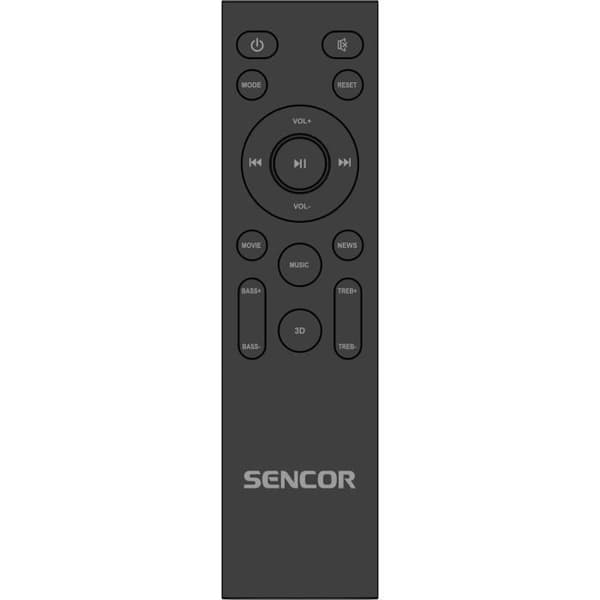 Ljudbar - SENCOR - SSB 4450BS - 200 W - Svart