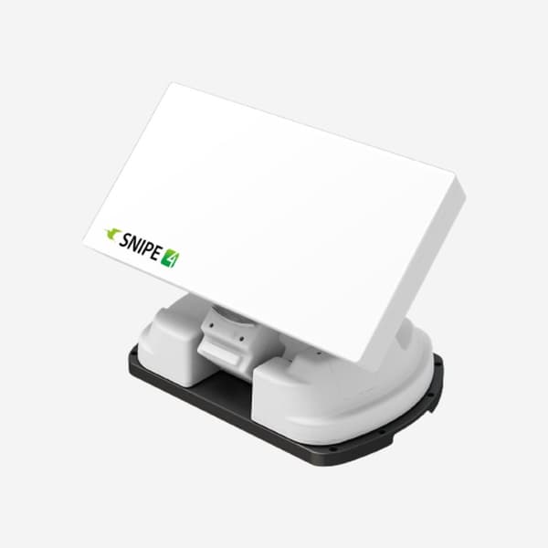 Selfsat Snipe 4 Single med Bluetooth-fjärrkontroll och IOS & Android-kontroll satellitcampingantenn