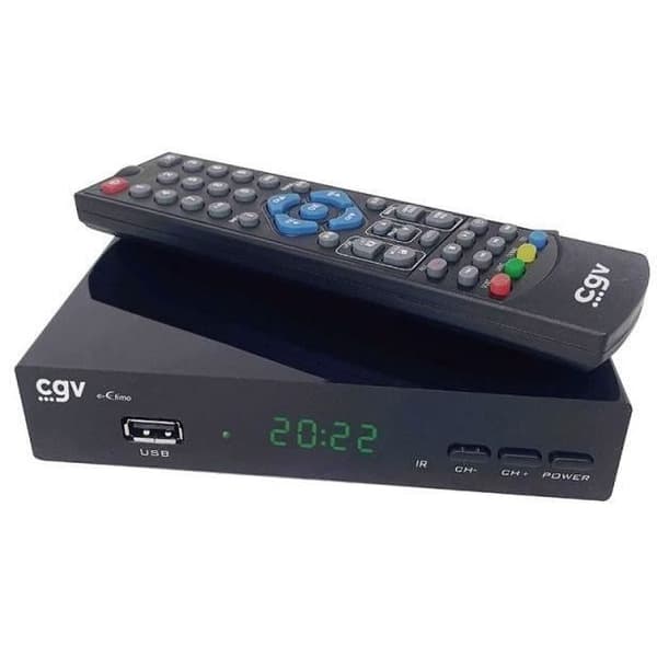 TNT-modtager-optager - CGV - e-ETIMO - DVB-T2 HEVC 265 - RJ45 - Full HD