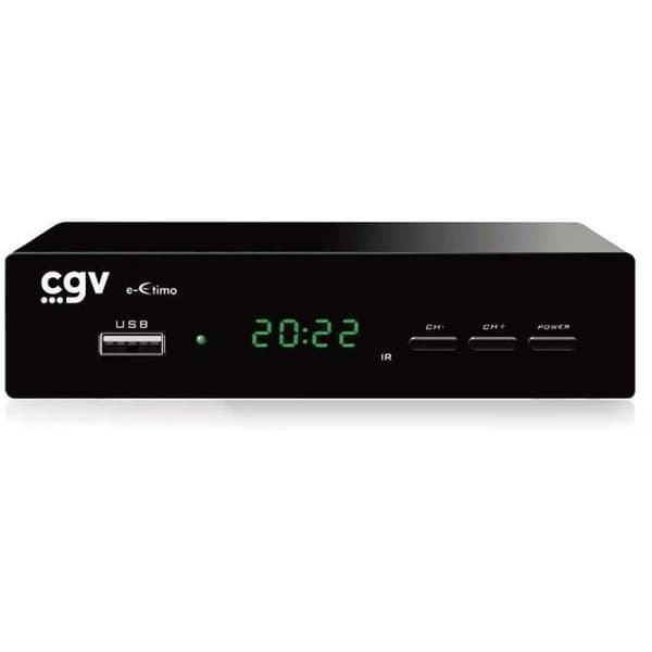 TNT-modtager-optager - CGV - e-ETIMO - DVB-T2 HEVC 265 - RJ45 - Full HD