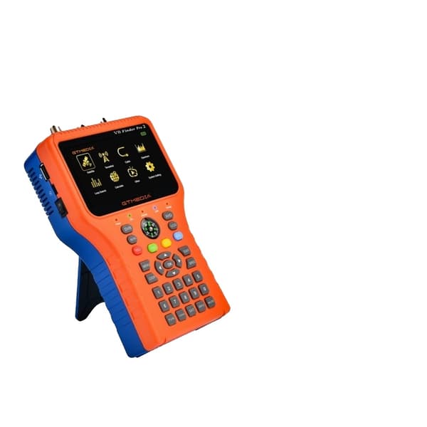 Satellite Finder, 4,3 tum skärm, DVB-S2X/S2/S/T2/T/C stöd, integrerad högtalare,V8 Hittare Pro2, EU Kontakt