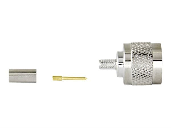 Televes Kontakt N-1, crimp, hane av N-typ 50 ohm för LMR/MLL-200