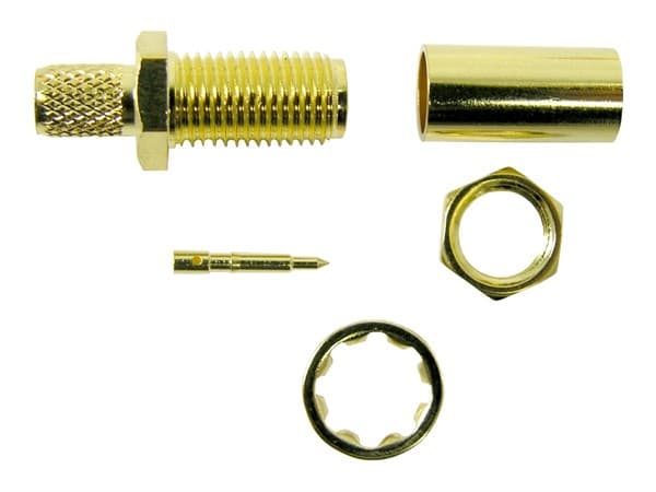 Televes Kontakt SMA crimp hona för LMR/MLL-200 kabel, 50 ohm