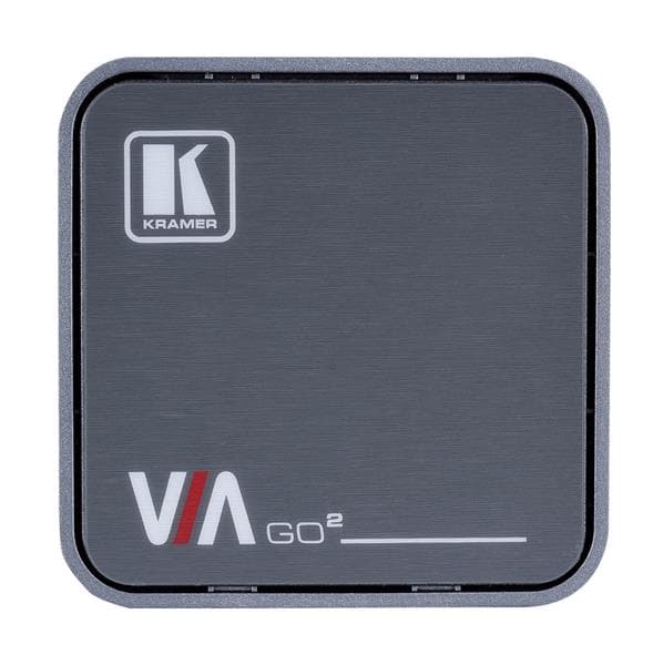 Kramer VIA GO2 - Compact & Secure 4K Wireless Presentation Device, Wi-Fi/LAN, 4K@30 Hz streaming