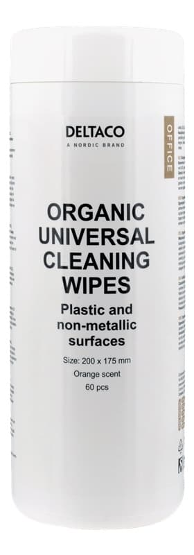 DELTACO Office Organic Universal rengjøringskluter, 200x175 mm, 1 pakke