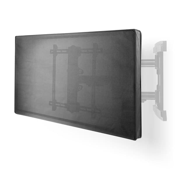 Nedis Utendørs TV Screen Cover | Skjermstørrelse: 55 - 58 " | Høyeste kvalitet Oxford | Sort