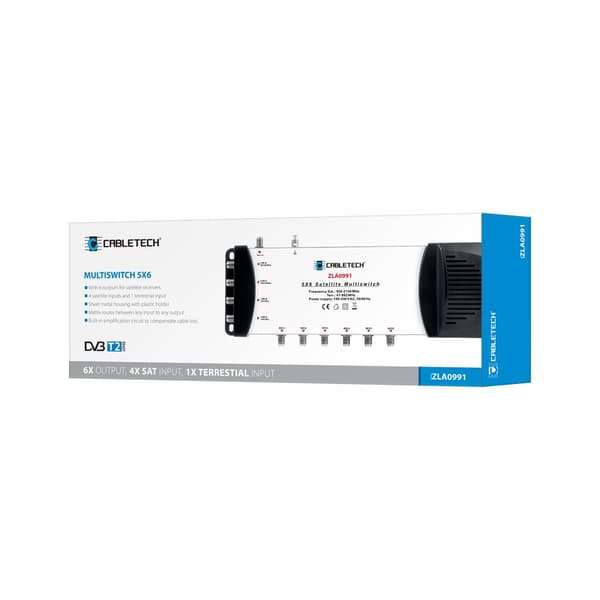 Cabletech 5x6 multiswitch