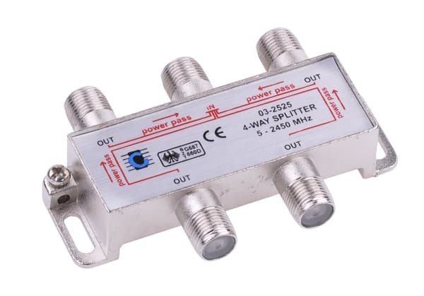 Splitter 4-vejs 5-2450MHz
