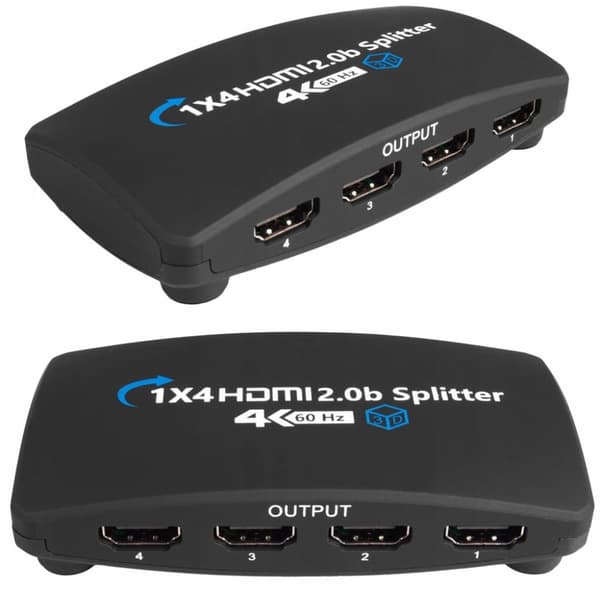 HDMI 2.0 SPLITTER 1x4 UHD 4K SPLITTER HDCP 2.2