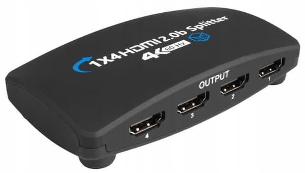 HDMI 2.0 SPLITTER 1x4 UHD 4K SPLITTER HDCP 2.2