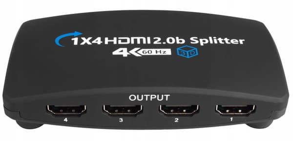 HDMI 2.0 SPLITTER 1x4 UHD 4K SPLITTER HDCP 2.2