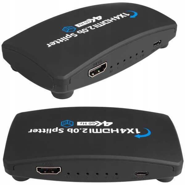 HDMI 2.0 SPLITTER 1x4 UHD 4K SPLITTER HDCP 2.2