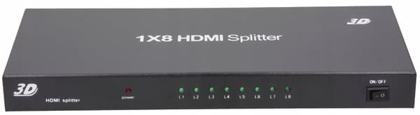 HDMI SPLITTER 1x8 SPLITTER 4K HDCP ORIGINAL