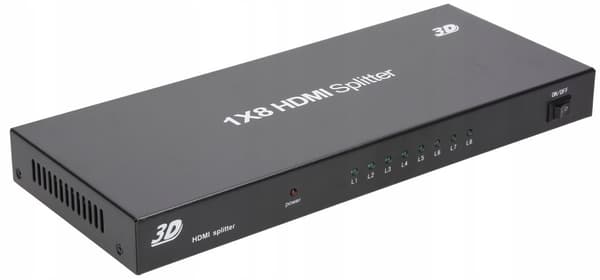 HDMI SPLITTER 1x8 SPLITTER 4K HDCP ORIGINAL