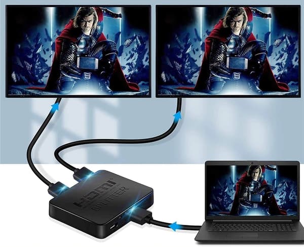 HDMI 2.0 SPLITTER 1x2 ULTRAHD SPLITTER HDCP 2.2