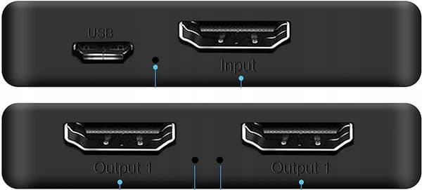 HDMI 2.0 SPLITTER 1x2 ULTRAHD SPLITTER HDCP 2.2