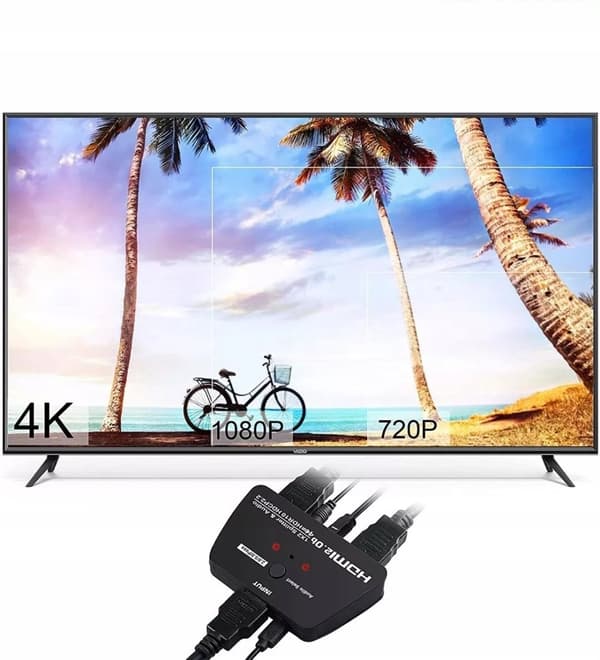 SPLITTER HDMI 1x2 HDCP 2.2 EXTRACTOR AUDIO 4K/60